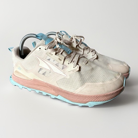 Altra Shoes - Altra Lone Peak 7 Zero Drop Minimalist Trail Running Hiking Shoes Tan Womens 9